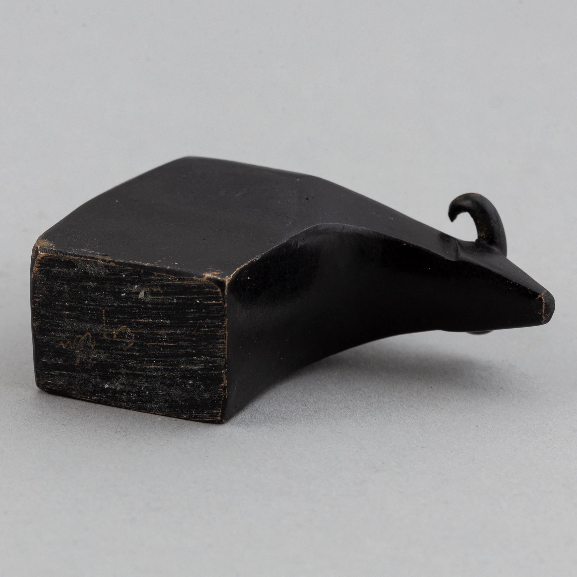 Gunnar Cyrén, skulptur, brons, signerad Cyrén.
