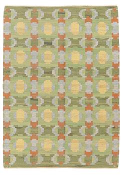 150. Judith Johansson, a carpet,  "Lönn", flat weave, ca 240 x 173,5 signed JJ M.