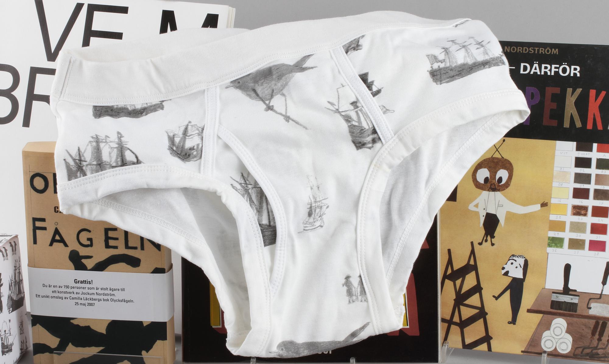 JOCKUM NORDSTRÖM, 5 delar, böcker samt kalsonger.