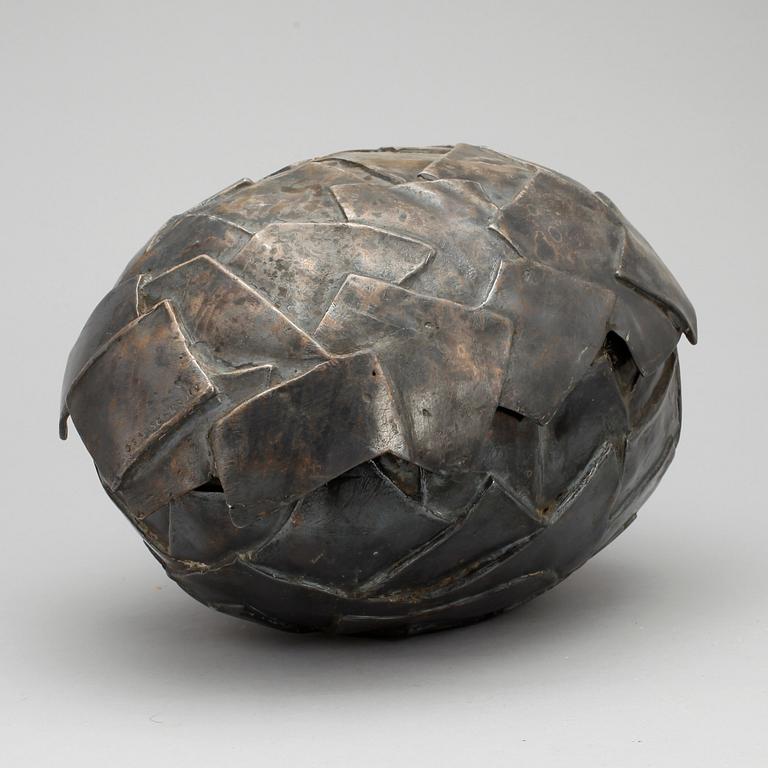 OSA SCHERDIN, skulptur, vitmetall. Signerad.