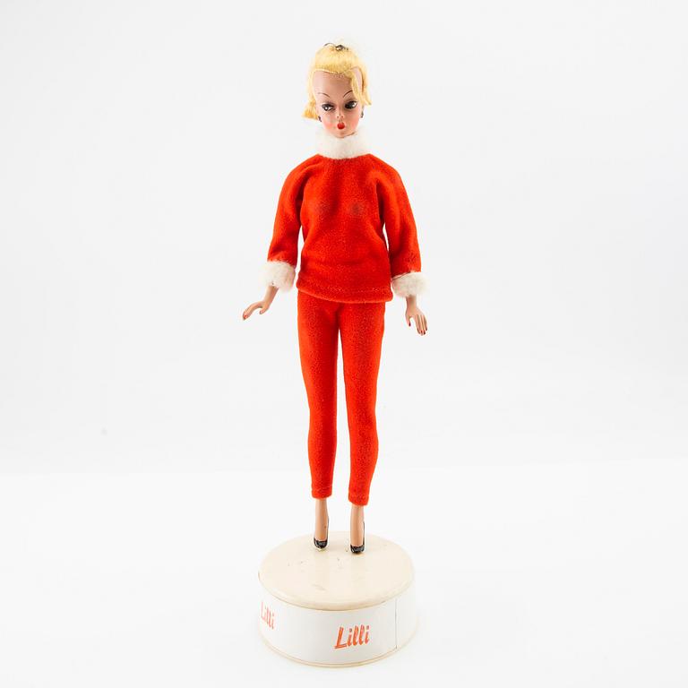 "Bild-Lilli", docka, Reinhard Berthier, Greiner & Hausser Gmbh, Tyskland, tillverkningsperiod 1955-64.