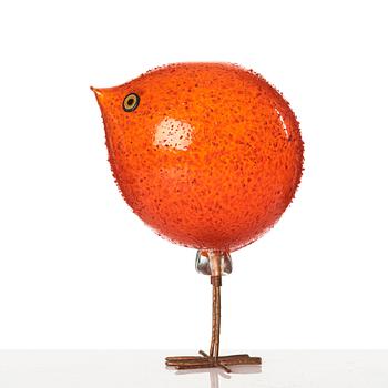 Peter Pelzel, a 'Pulcino' glass bird, Vistosi, Italy 1960's.