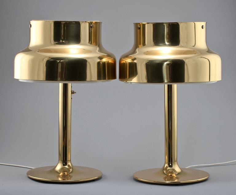 BORDSLAMPOR, ett par, "Bumling", Anders Pehrson Ateljé Lyktan, 1900-talets andra hälft.