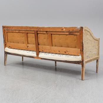 An end of the 18th Century Gustavian sofa.