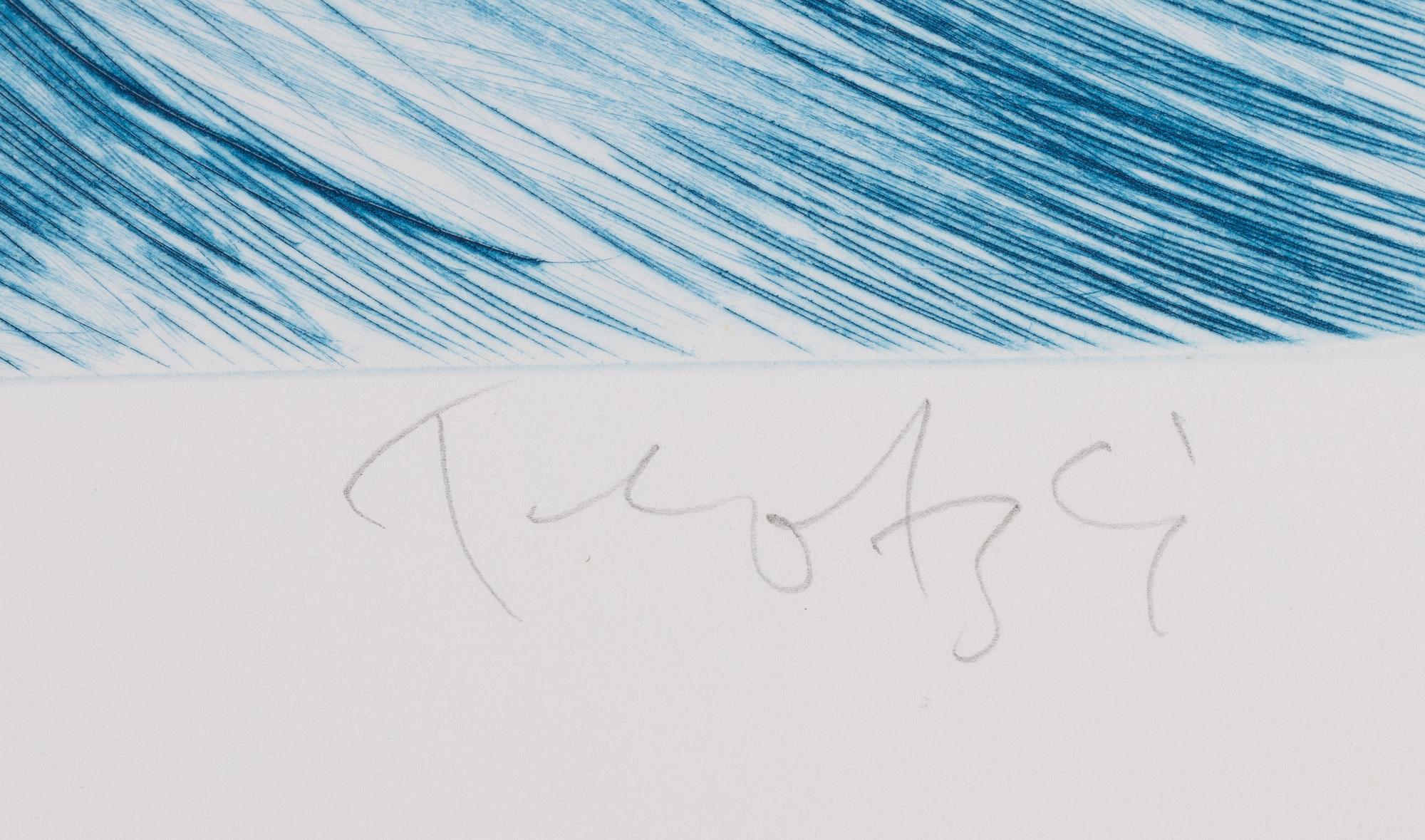 Ulf Trotzig, "King Sweeney", portfolio with nine colour etchings.