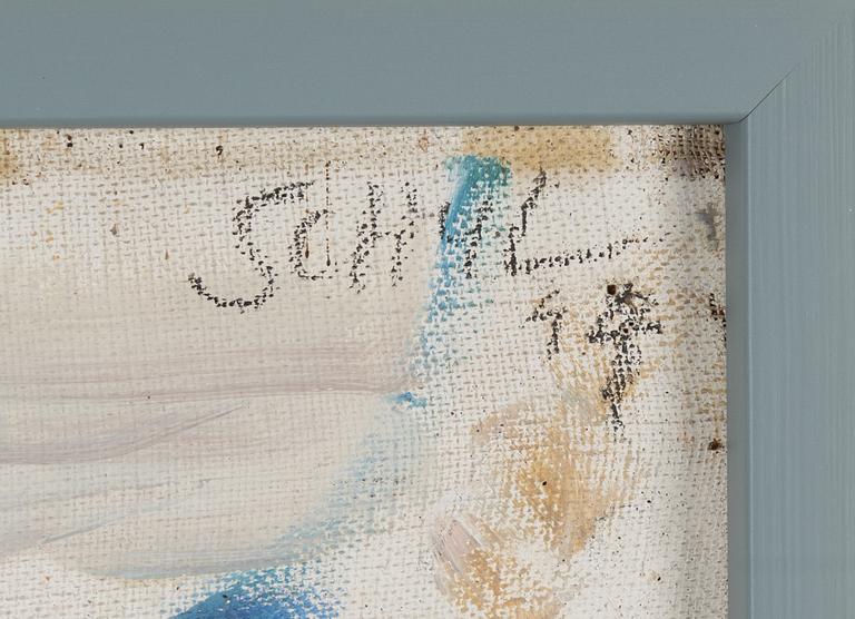 Jules Schyl, Flower still life.