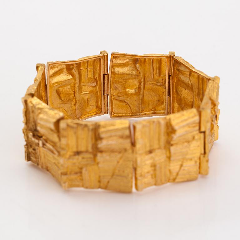 Björn Weckström, Armband "Suma", 14K guld. Lapponia 1971.