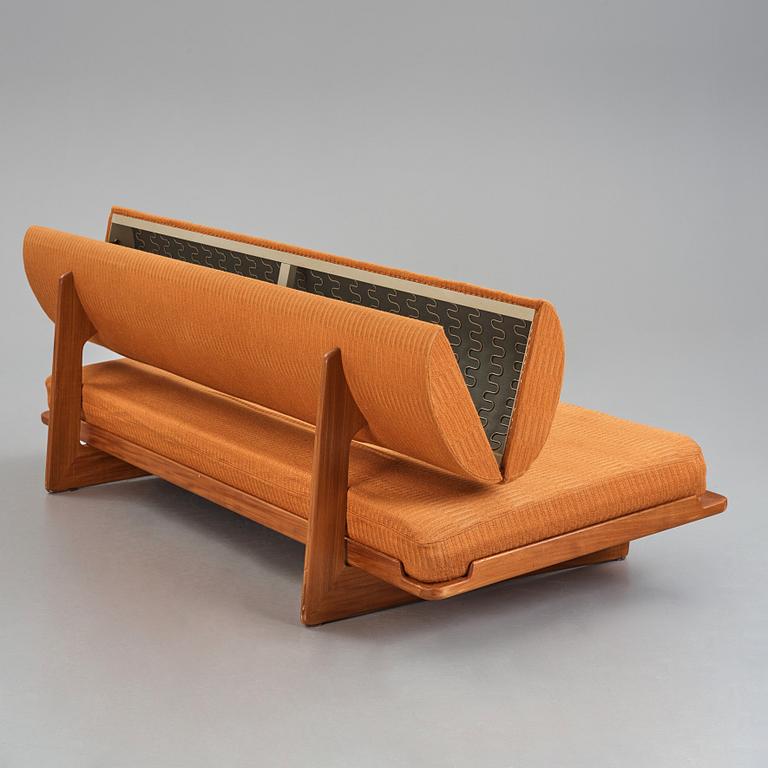 Grete Jalk, A teak sofa/daybed, Poul Jeppesen, Denmark, 1960's/1970's.