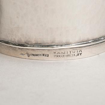 REIJO SIRKEOJA, Servis, 5 delar, silver, Pirkan Kulta, Tammerfors 1958-59.