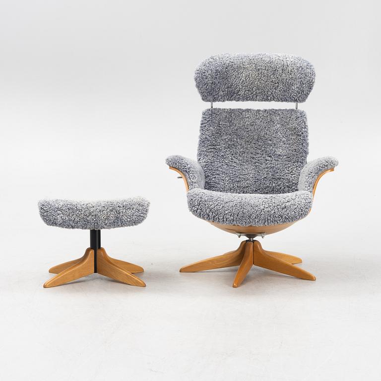 An 'Air' armchair with ottoman, Conform, 21st century.