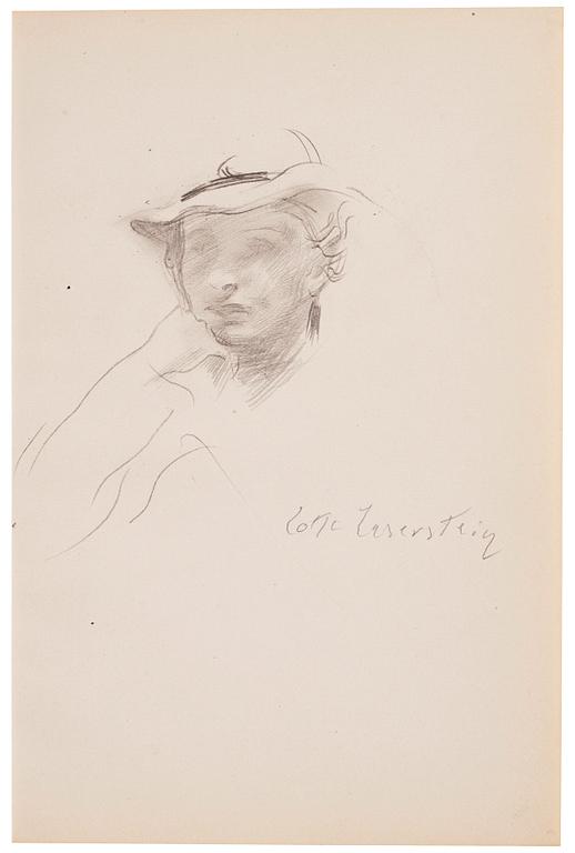 Lotte Laserstein, Selfportrait with hat.