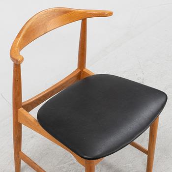 A pair of oak 'Danske' armchairs by Erik Wørts for Ikea, 1960s.