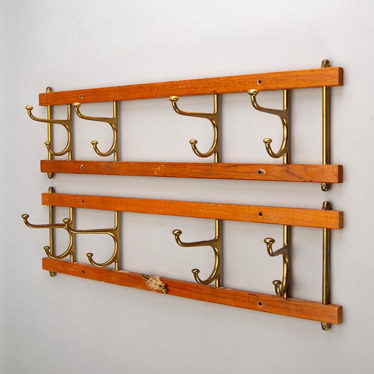A pair of coat hangers mid 1900s.