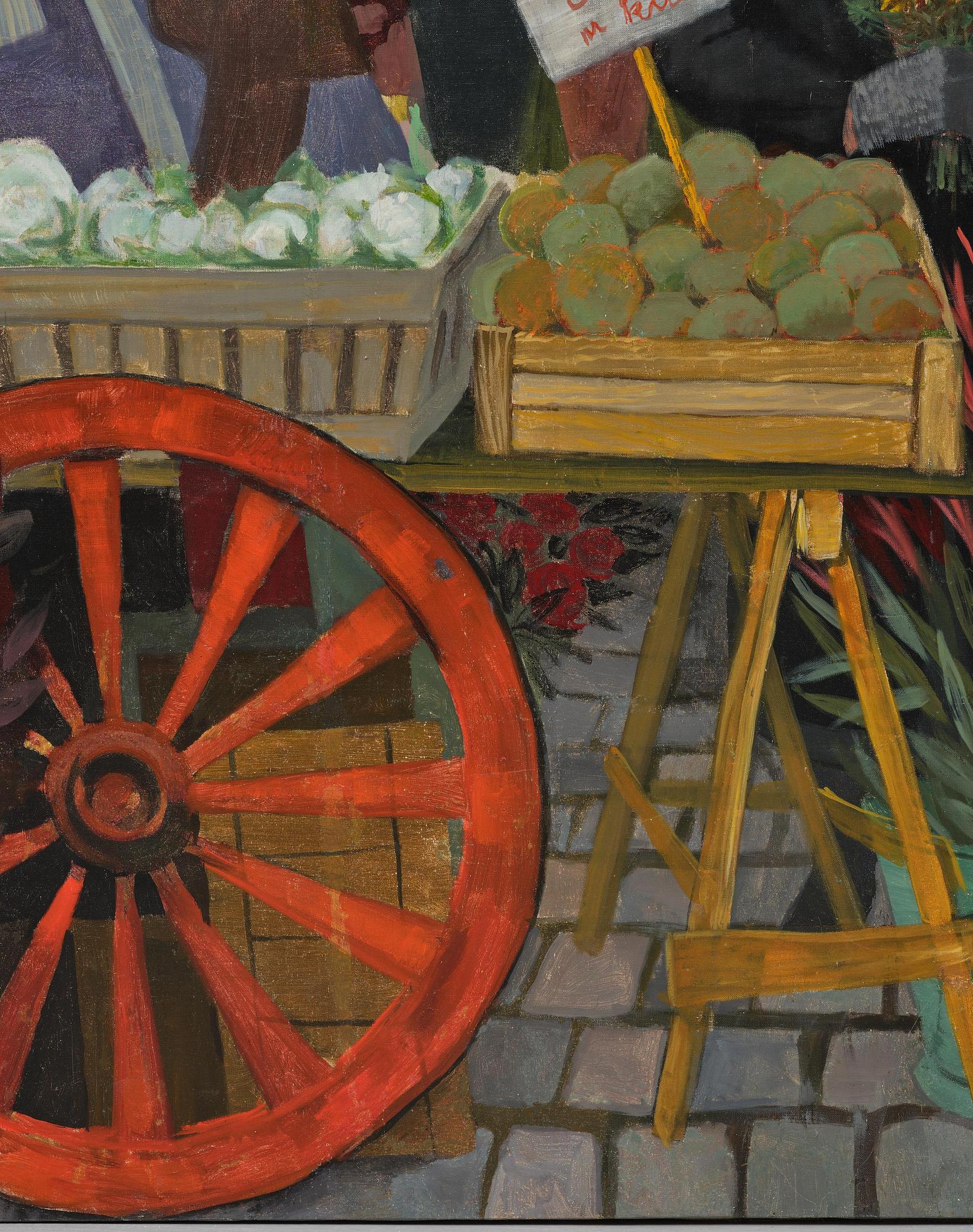 Pelle Åberg, "Torghandel på Hötorget".