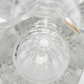 Aimo Okkolin, vas, "Fyr", signerad Aimo Okkolin, Riihimäen Lasi Oy.