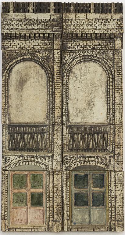 Finn Hald, relief/skulptur, keramik, Norge.