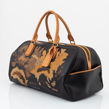 Jean Claude Jitrois, a leather weekend bag.
