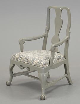 KARMSTOL, senbarock, 1700-tal.