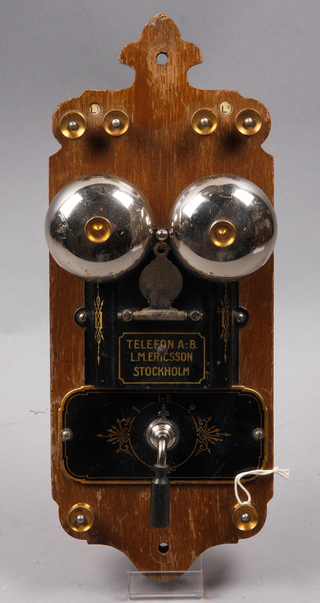 TELEFONVÄXEL. A.B LM ERICSSON, STOCKHOLM. 1900-talets början.