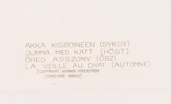 AKSELI GALLEN-KALLELA, heliogravyrer, 4 st, Kemigrafinen O.Y., Helsingfors 1912-1914.
