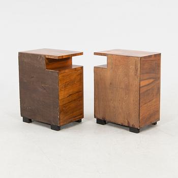 Bedside Tables, a Pair, Art Deco, First Half of the 20th Century.