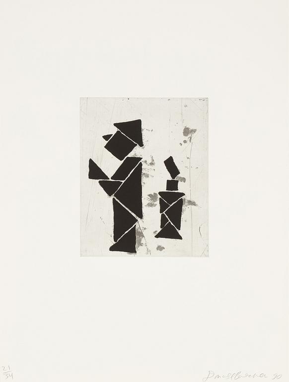 Donald Baechler, Portfolio with 8 aquatint etchings, signed 21734.