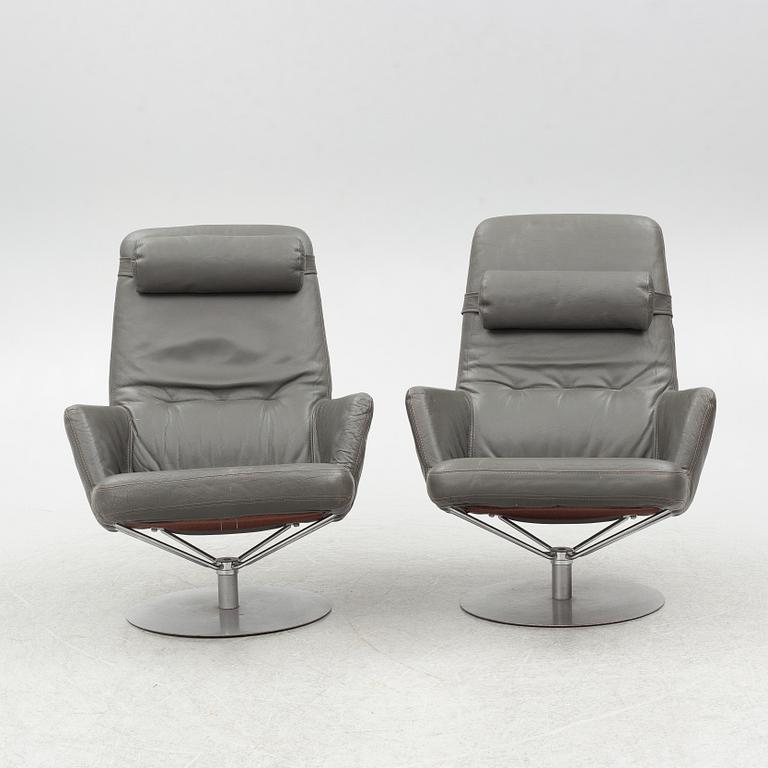Kenneth Bergenblad, armchairs, a pair, "Superroto", Dux, model designed in 1987.