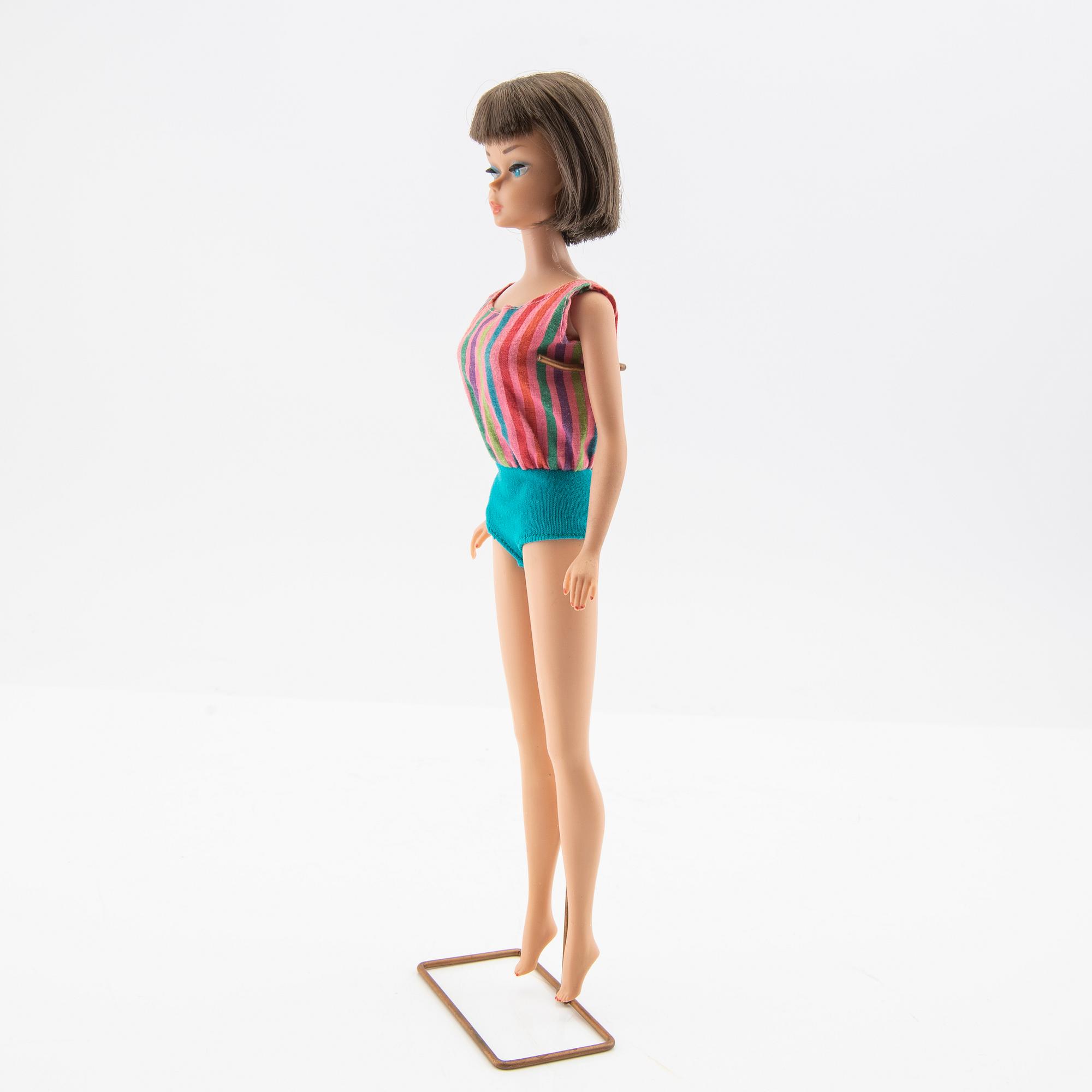 Barbie, docka, vintage "American Girl", Mattel 1966.