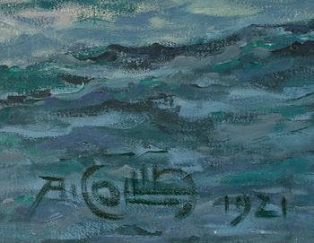 ALFRED COLLIN, olja på duk, signerad och daterad 1921.