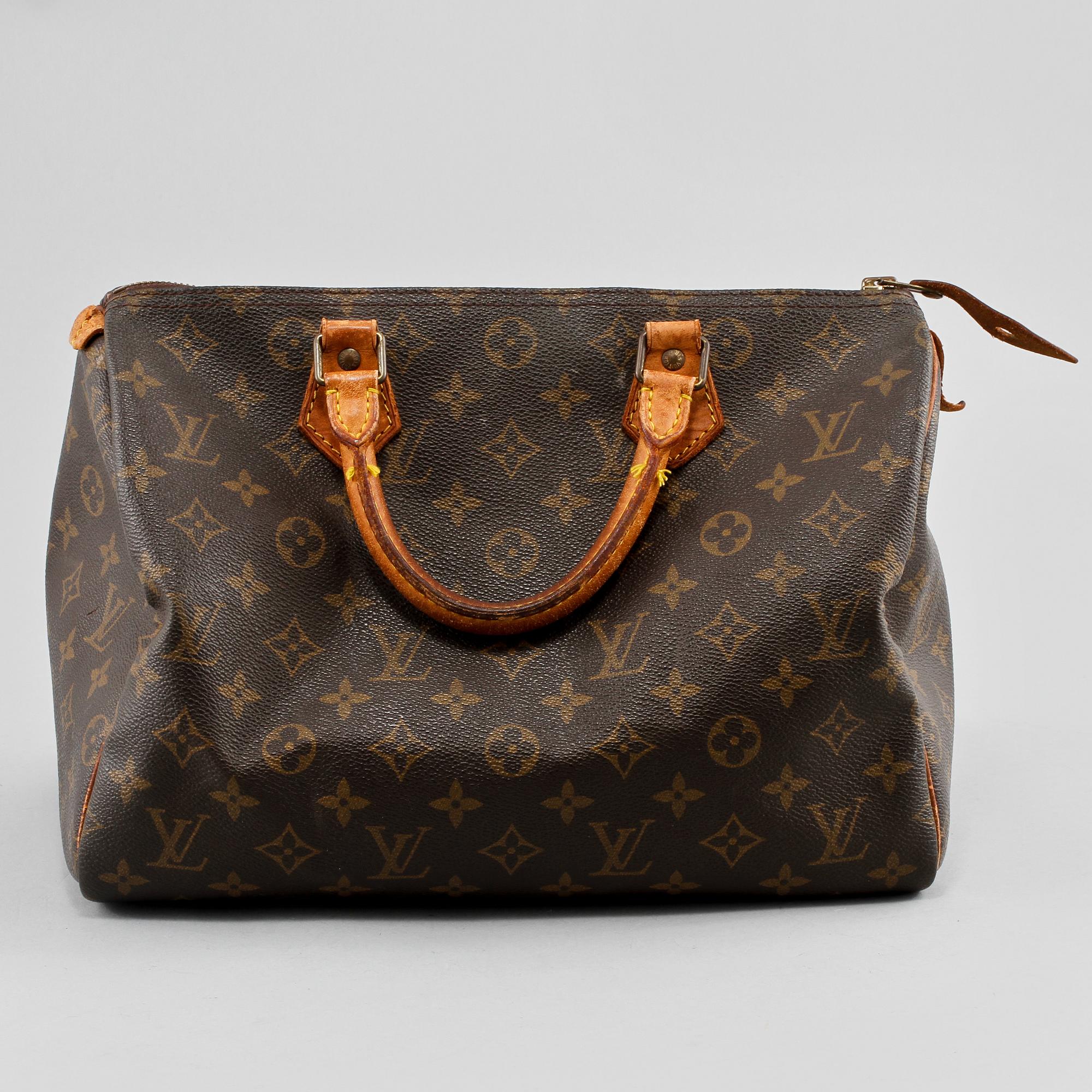 HANDVÄSKA, "Speedy", Louis Vuitton, 1900-talets fjärde kvartal.