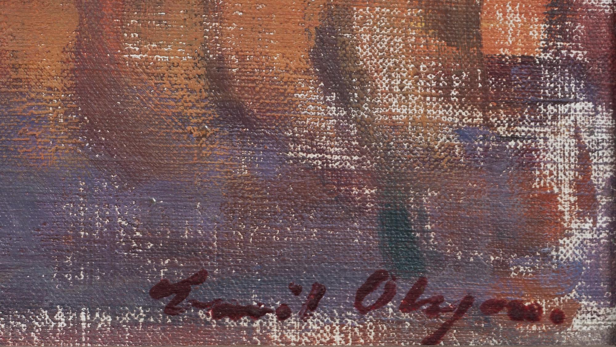 EMIL OLSSON, olja på duk, sign.