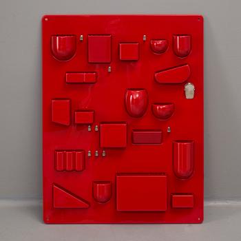 DOROTHEE MAURER-BECKER, väggförvaring, plast, "UtenSilo", formgiven 1969.