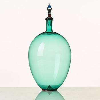 Yoichi Ohira, a glass decanter, De Majo, Murano, Italy 1996.