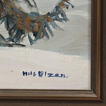 NILS OLZON, olja på duk, sign.