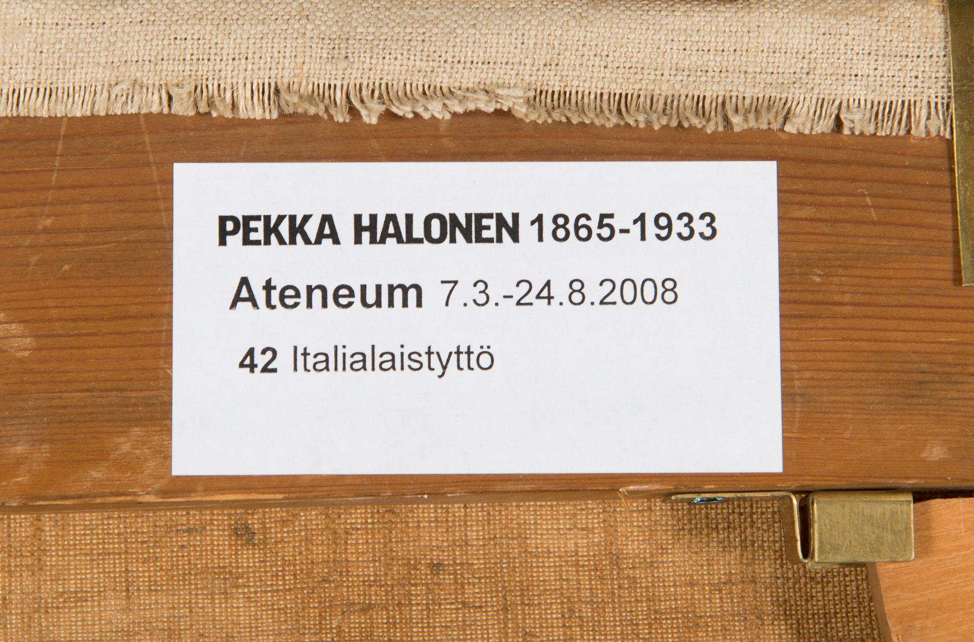 Pekka Halonen, "Italian girl".