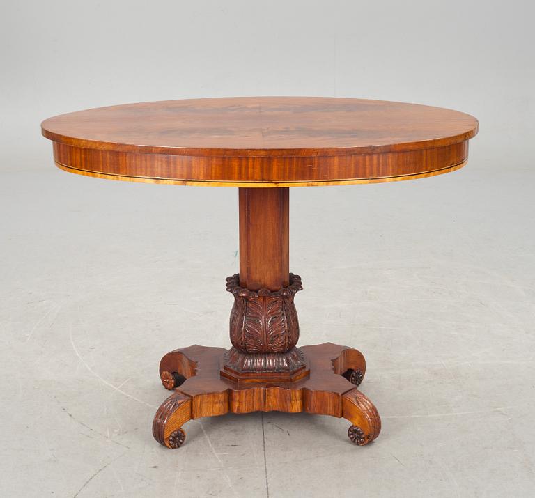 SALONGSBORD, senempire, 1800-talets andra hälft.