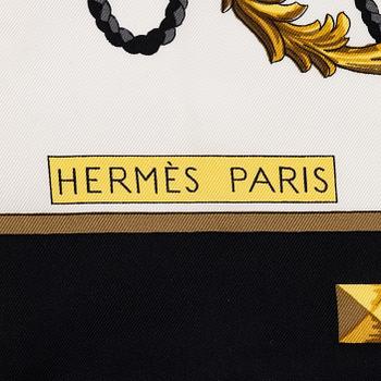 Hermès, a 'Les Clés' scarf.