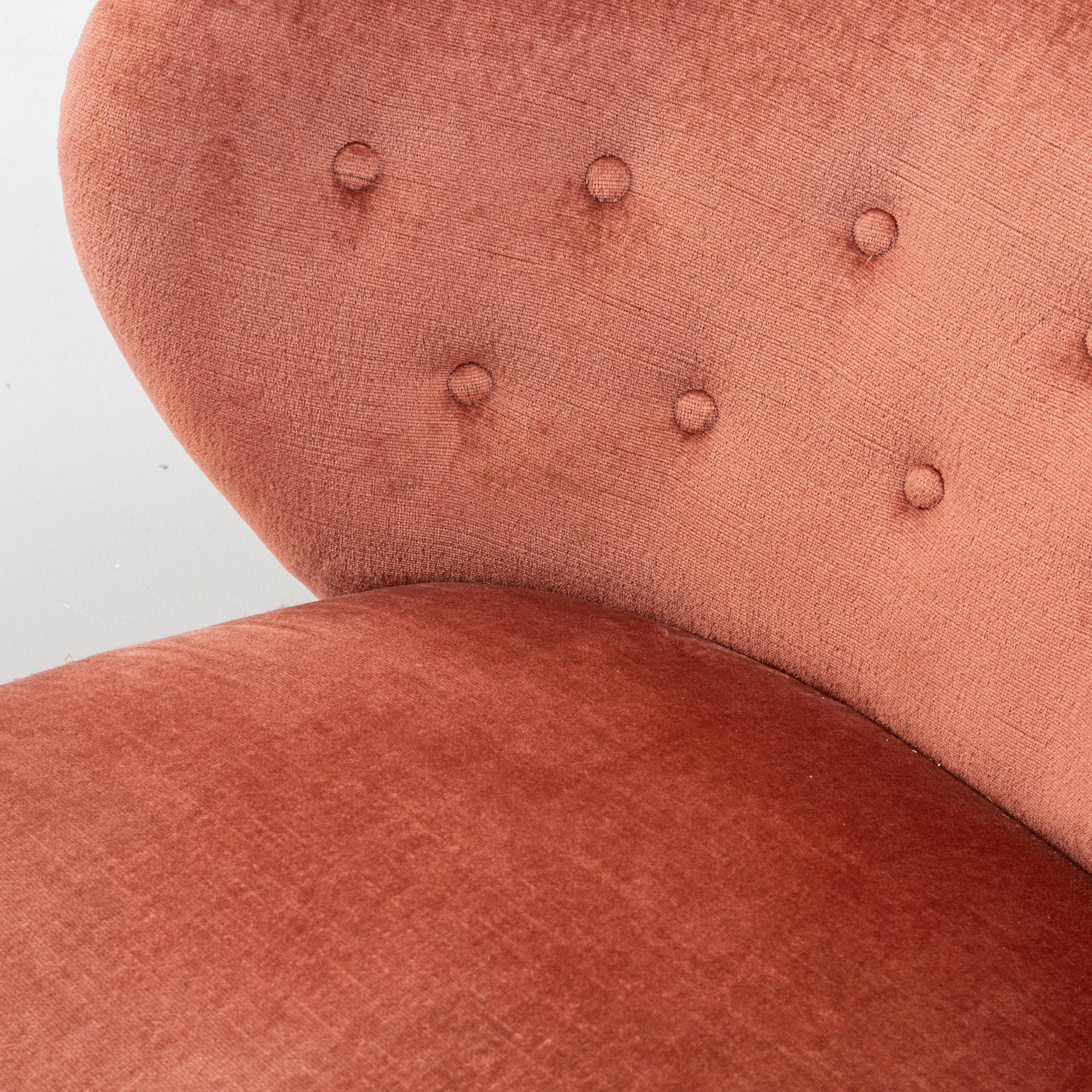 Swedish Modern, fåtölj, modellen har sålts via Gösta Jonsson, 1940/50-tal.