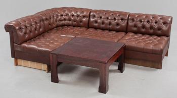 MODULSERIE, 5 delar, "Party Corner SKINN", Wards Ateliéer AB, Tibro, 1970-tal.