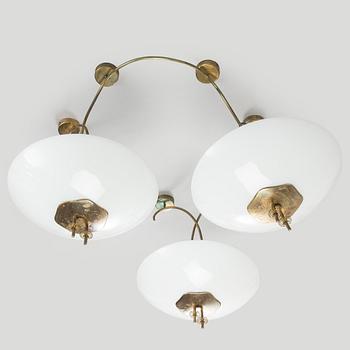 Paavo Tynell, Chandelier, for Taito. Made to order 1950.