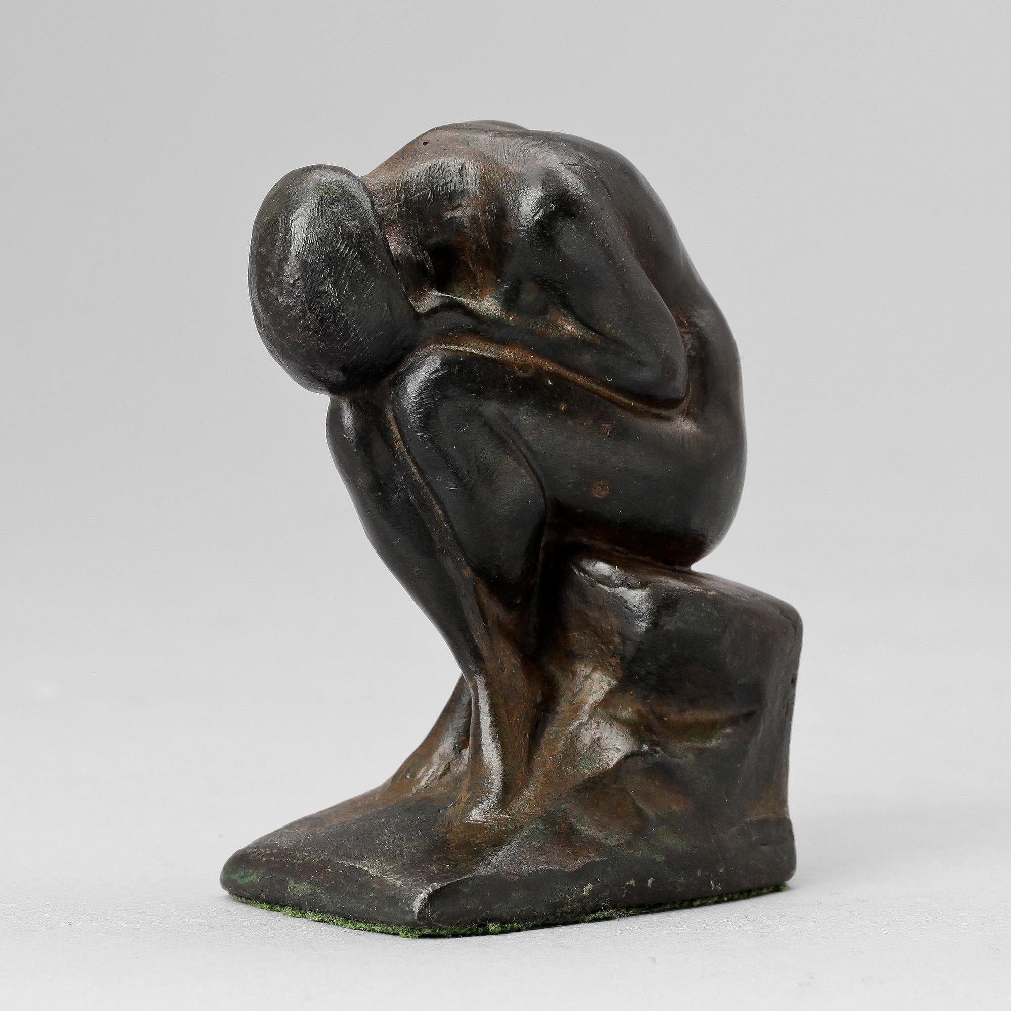 HALVAR FRISENDAHL, brons, sign.