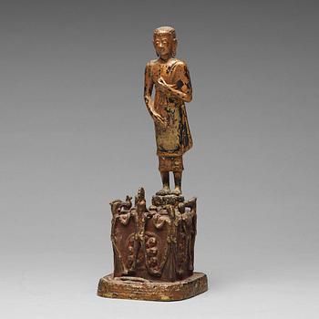 BUDDHA, brons. Thailand, sent 1700-tal/1800-tal. Ratanakosin.