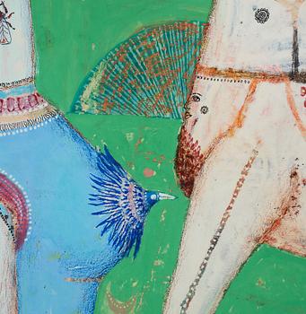 MAX WALTER SVANBERG, mixed media on paper, signed and dated -51.