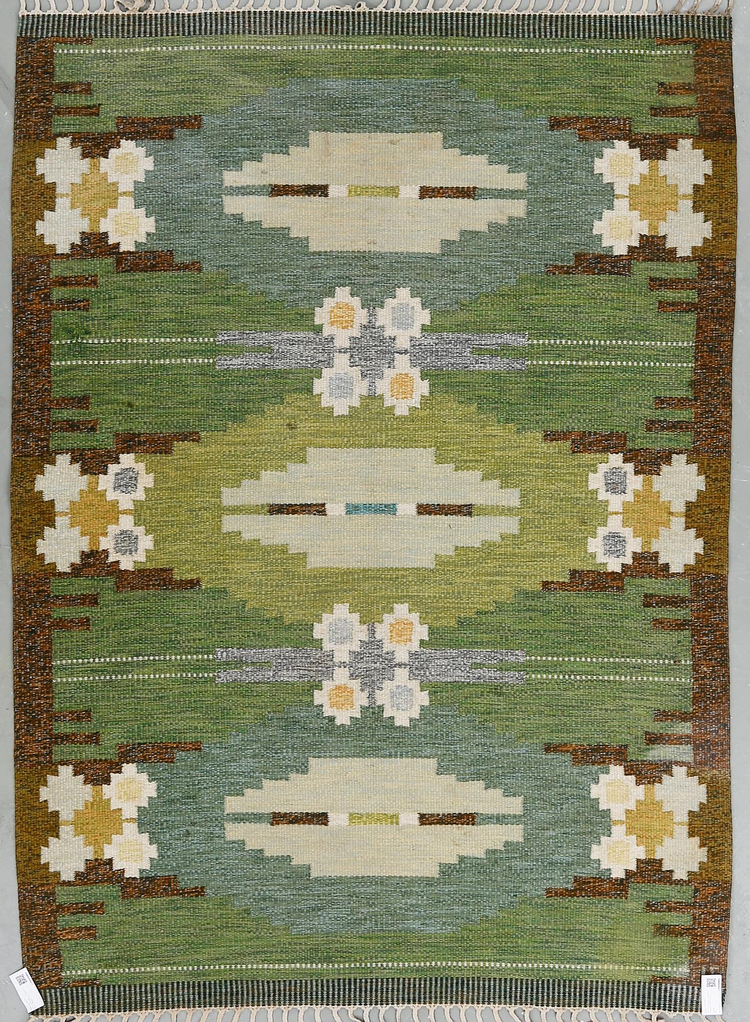 MATTA, rölakan. Ingegerd Silow. Ca 225x159 cm.
