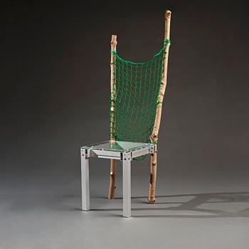 Fredrik Paulsen, a unique chair, "Chair One, Sloppy Bugatti", JOY, 2024.