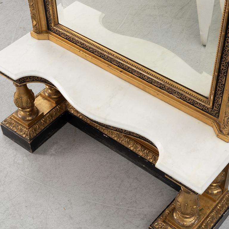 A late 19th Century mirror.