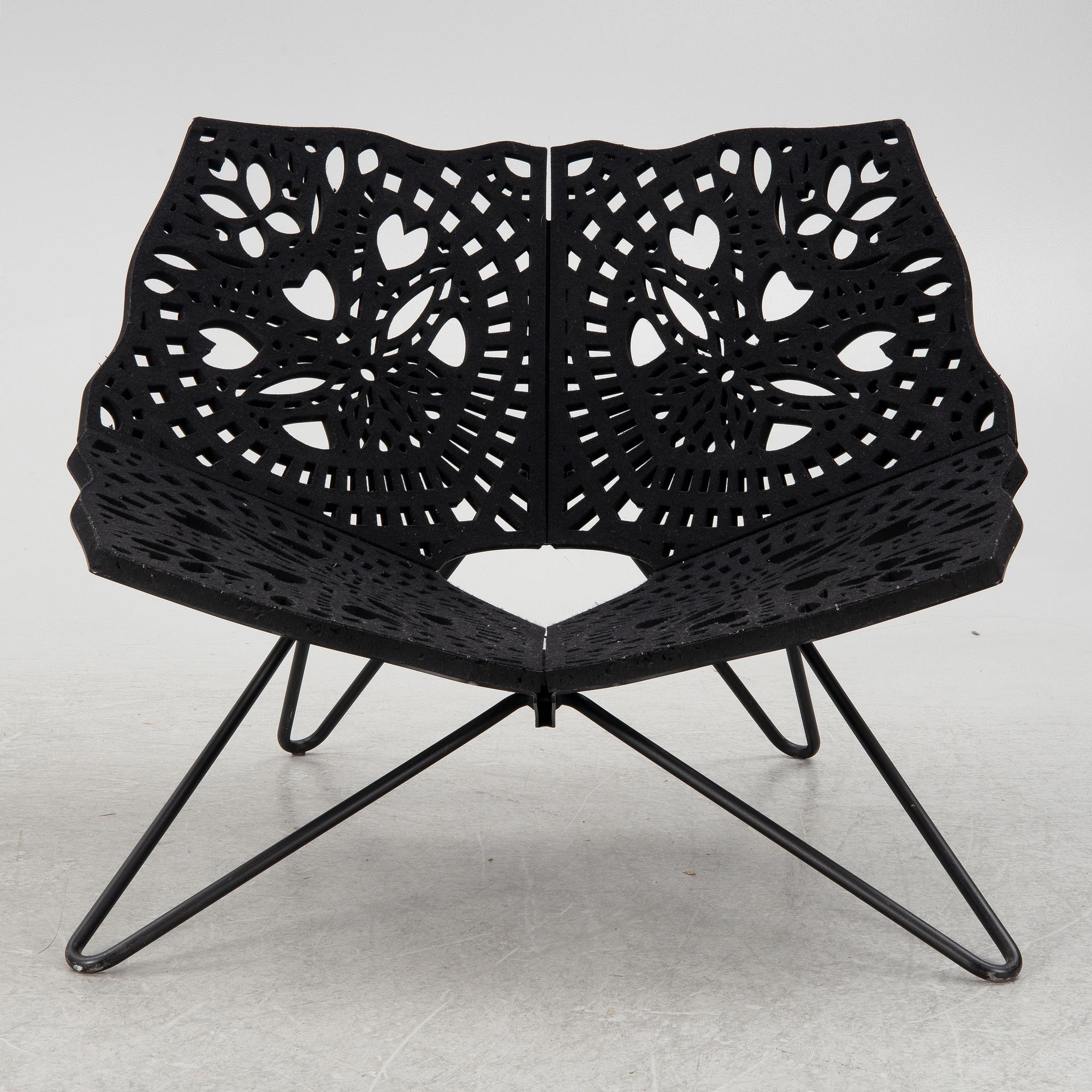Louise Campbell, a 'Prince chair' lounge chair, Hay, Denmark.