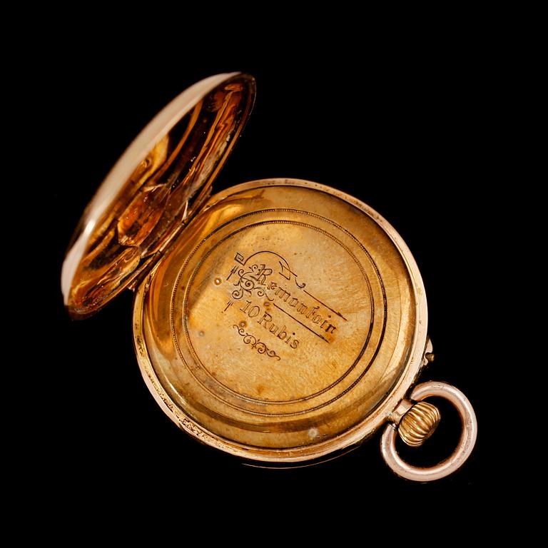 FICKUR, 18 k guld, 1900-talets första hälft.