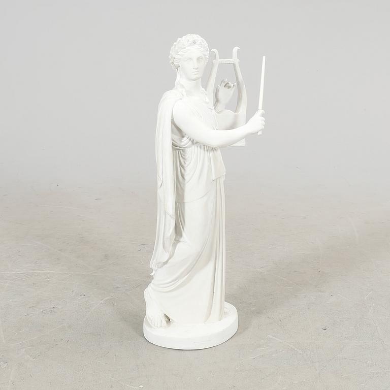 A plaster statue of Erato modern copy.