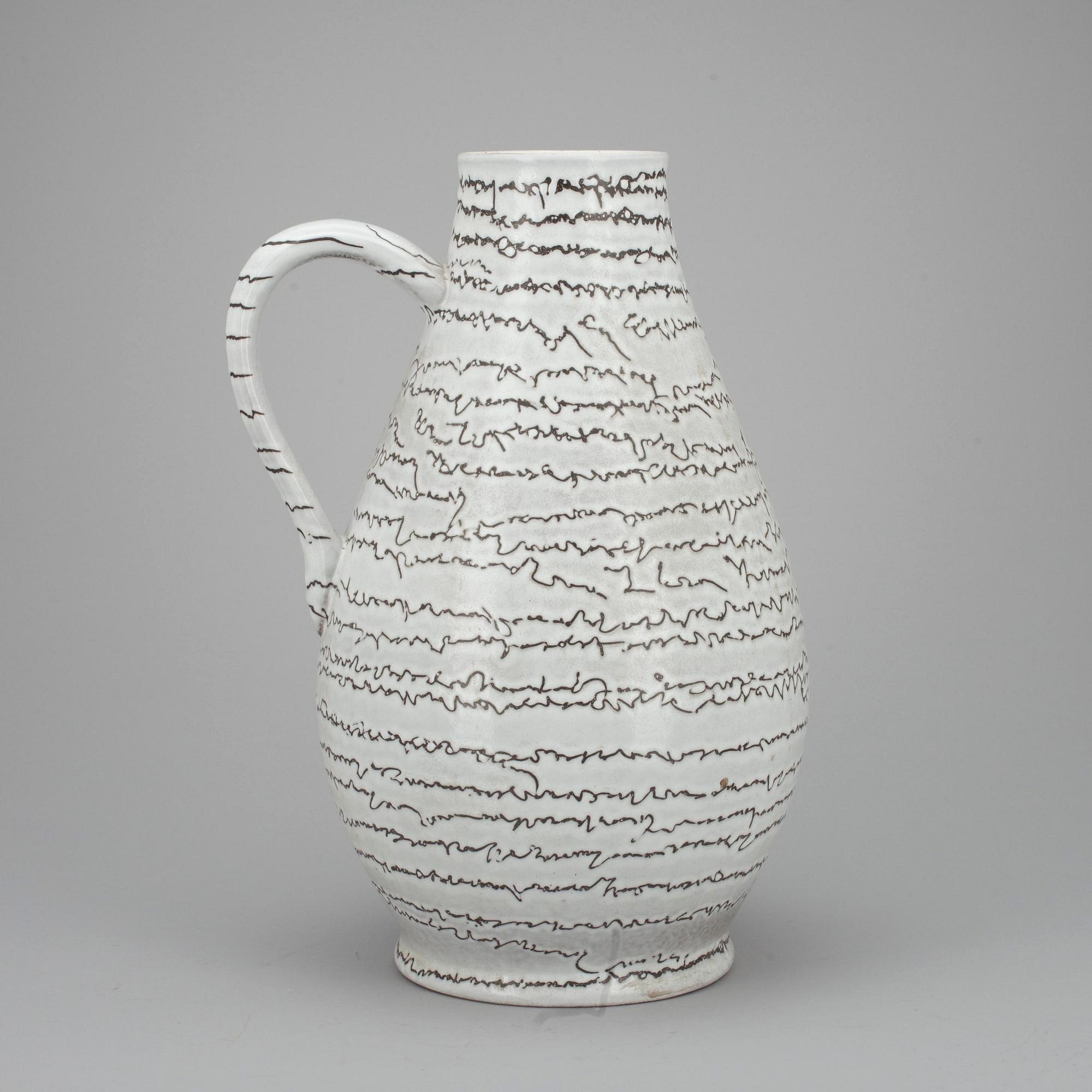 LATTIAMALJAKKO, keramiikkaa, Edward Bar (1933-71) Saksa.